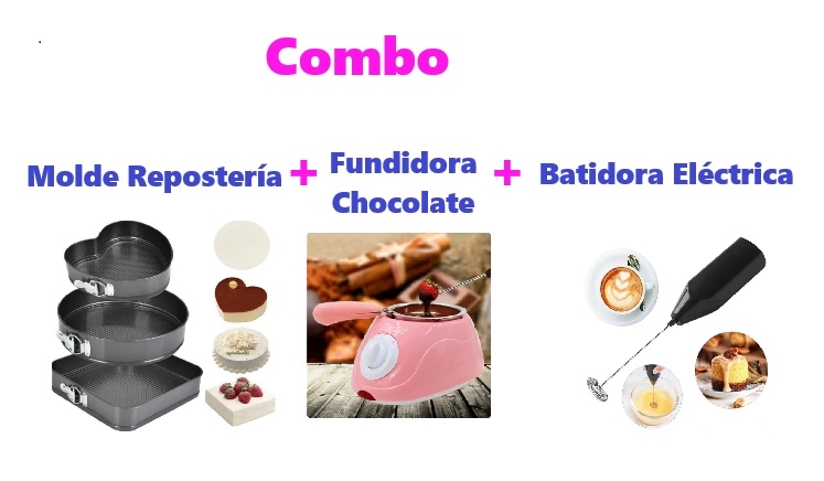 Combo MoldeReposterí+Fundidora+Batidora